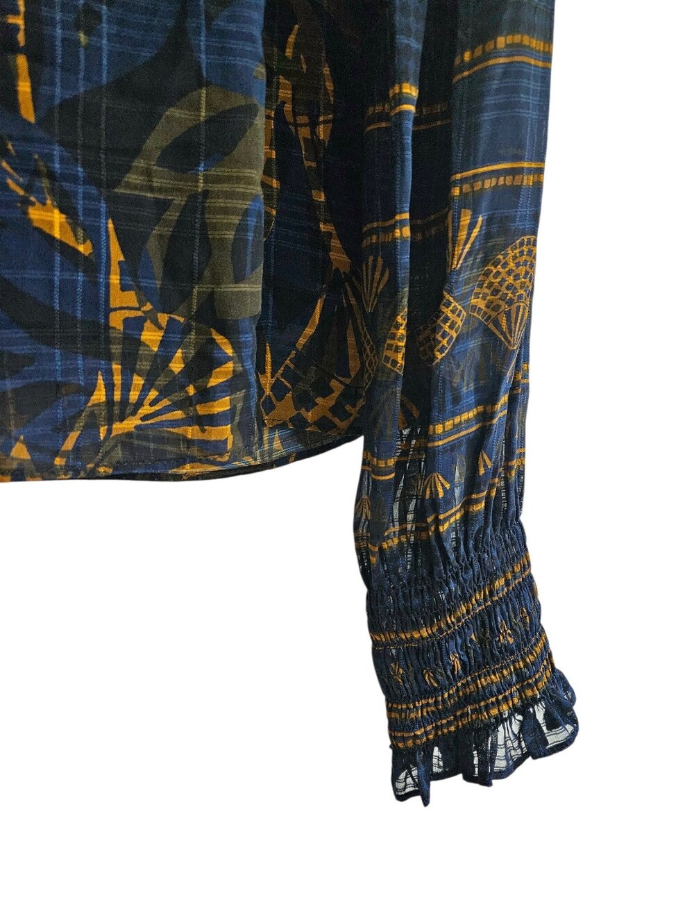 Marie Oliver Daphne Blouse In Midnight Leaf - Picture 4 of 8